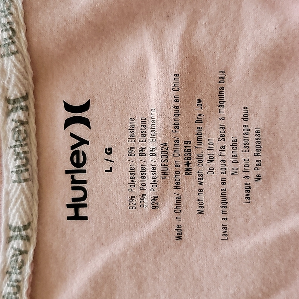 NWT! Hurley Pink Sweatshirt Pajama Set - Picture 4 of 6
